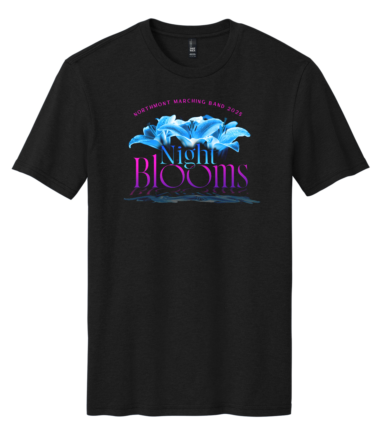 Pit Crew Night Blooms Short Sleeve Tee