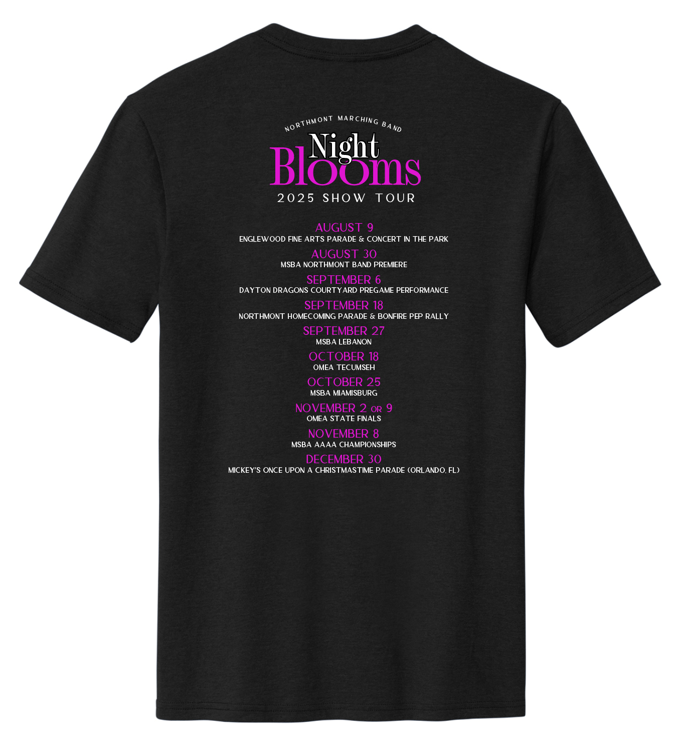 Night Blooms Short Sleeve Tee