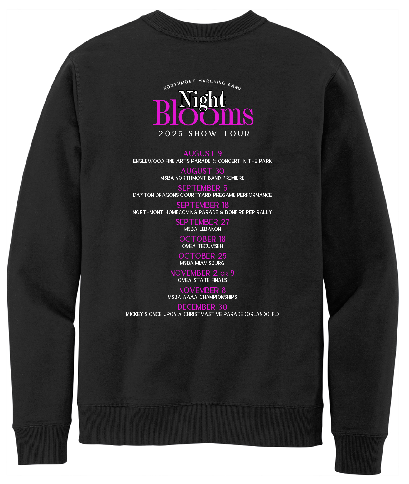 Night Blooms Crewneck Sweatshirt