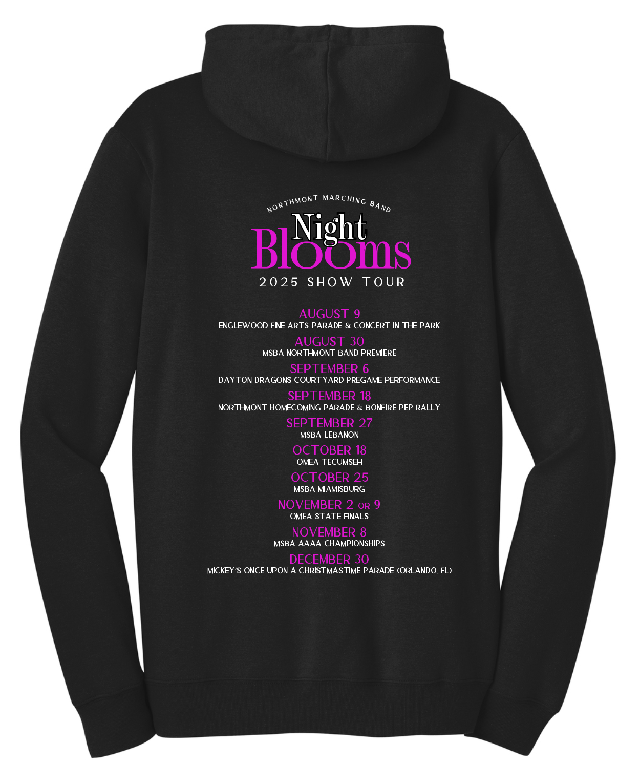 Night Blooms Hooded Sweatshirt