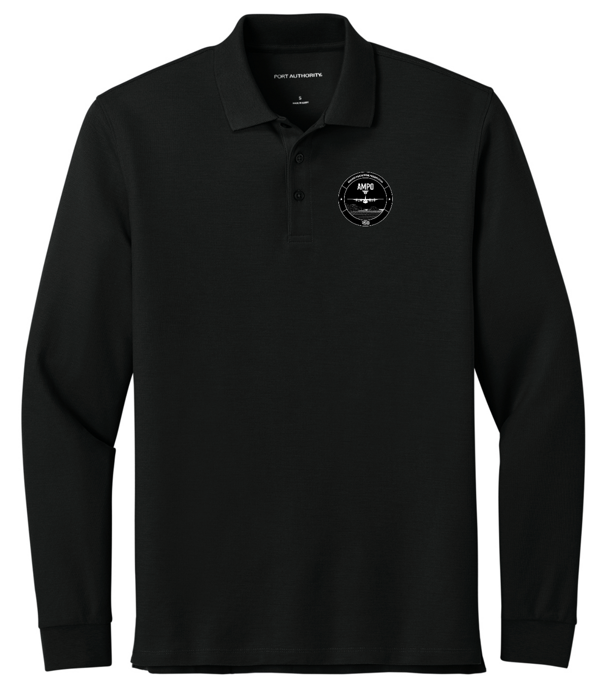 RSO Mens Signature Pique Long Sleeve Polo