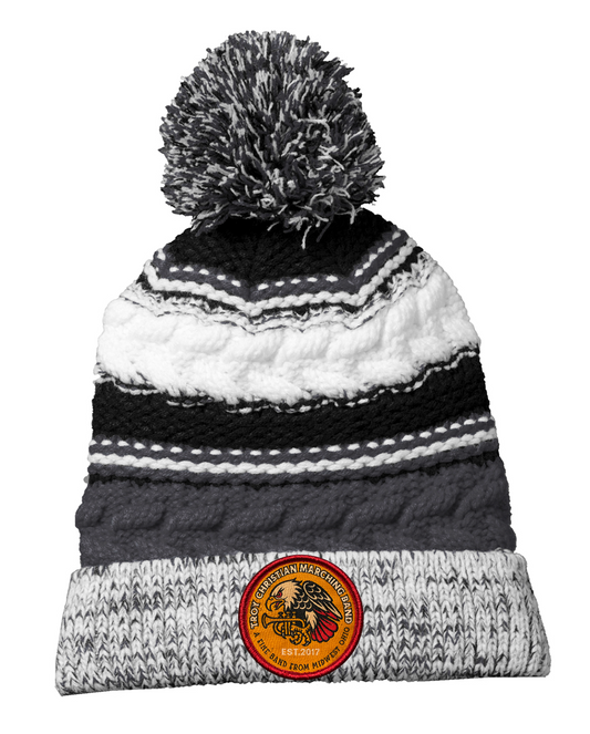 TCMB Morale Patch Pom-Pom Beanie