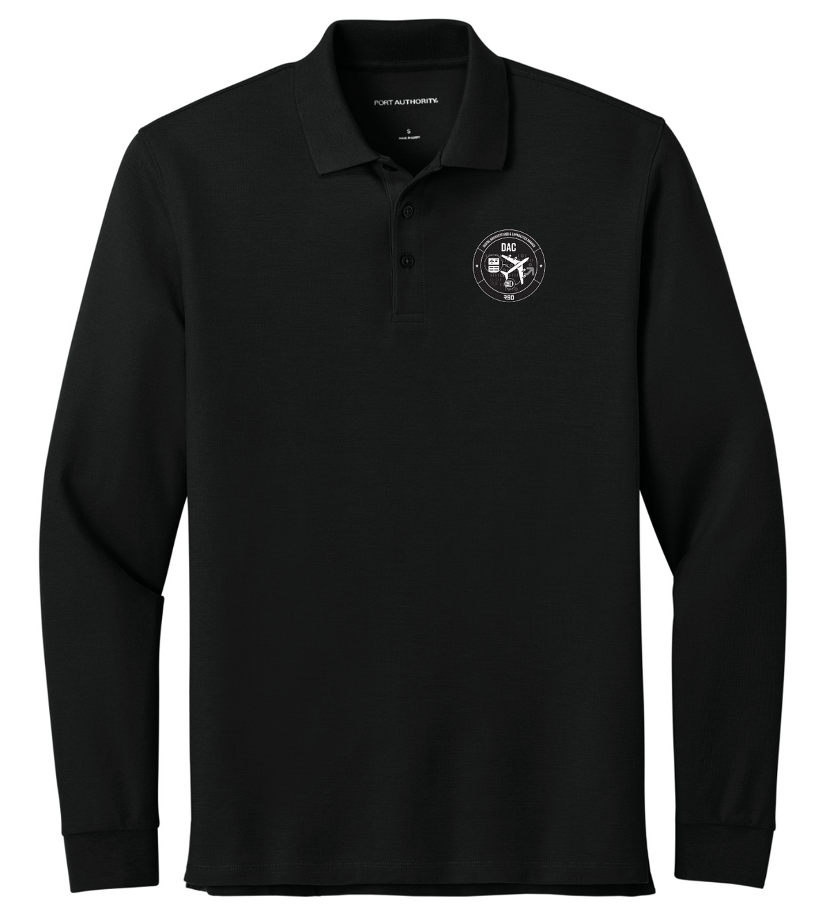 RSO Mens Signature Pique Long Sleeve Polo