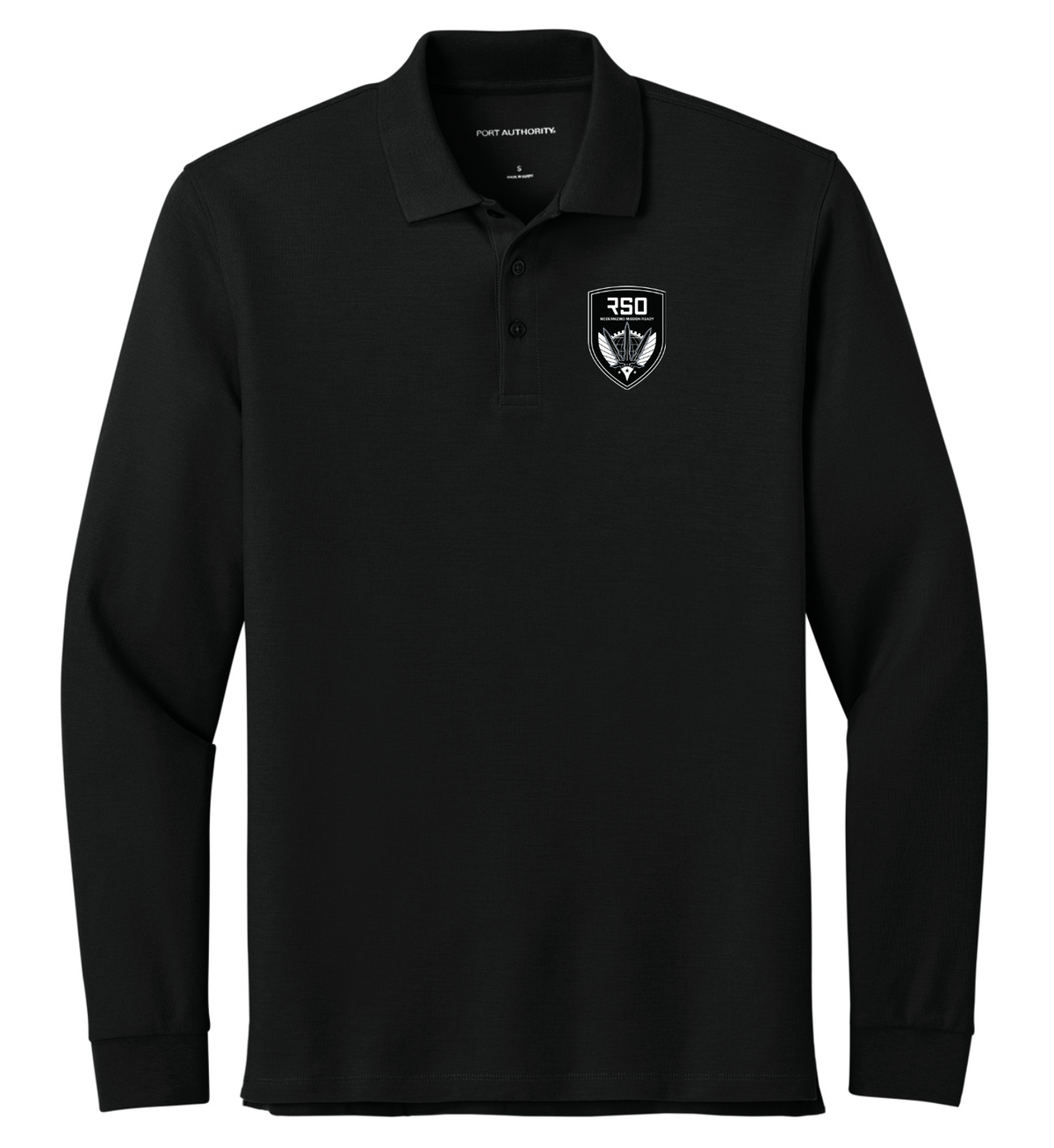 RSO Mens Signature Pique Long Sleeve Polo