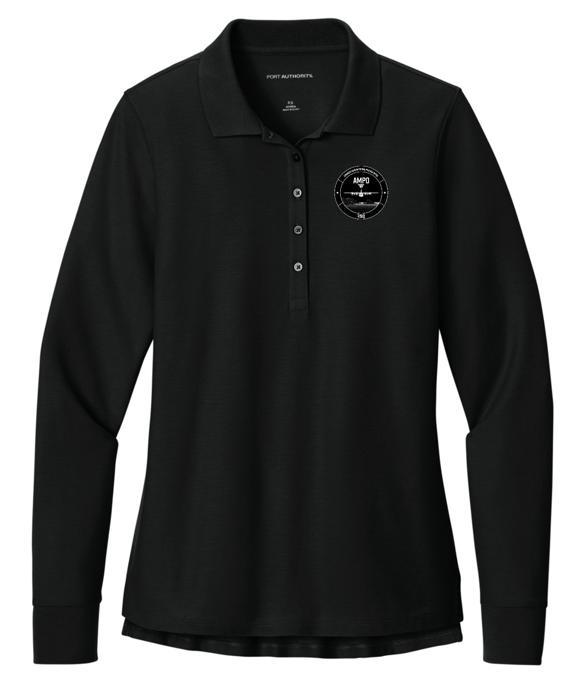 RSO Womens Signature Pique Long Sleeve Polo