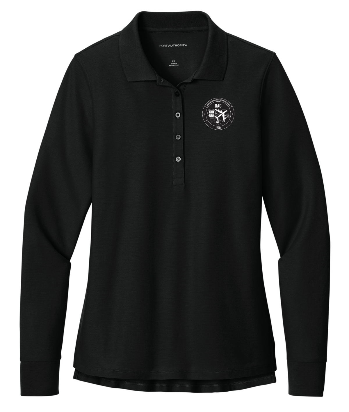 RSO Womens Signature Pique Long Sleeve Polo